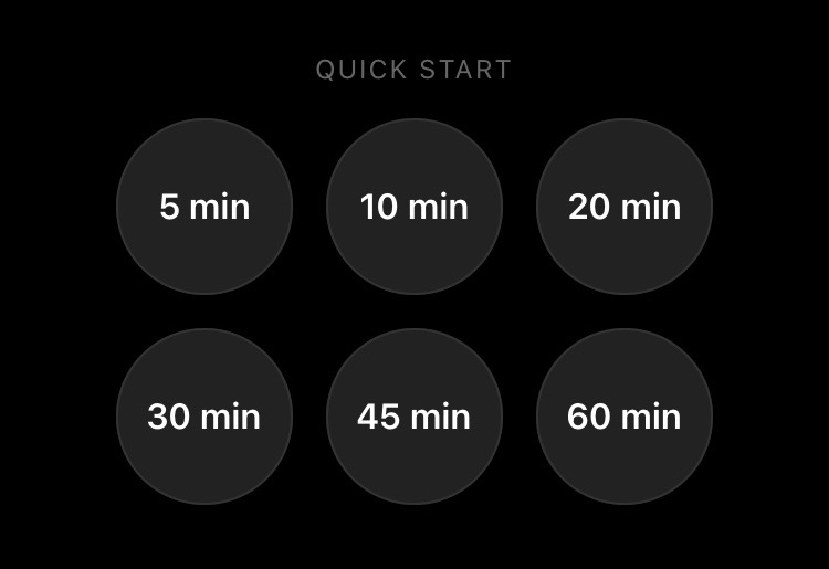 jufo quick start buttons in app and lock screen widget
